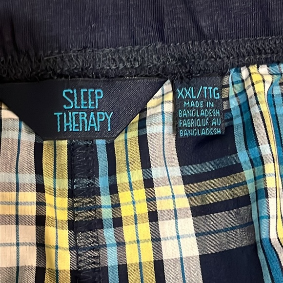 Sleep Therapy Time To Relax (Wal-Mart) Plaid XXL Men’s Shorts NWT $15 - Picture 9 of 13